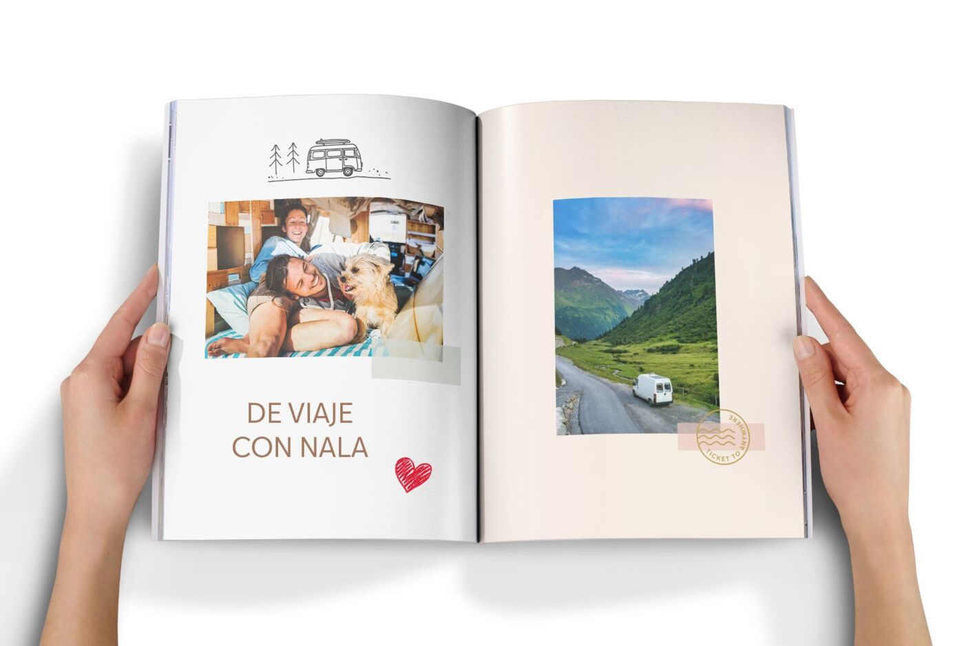 Álbum de fotos tapa blanda